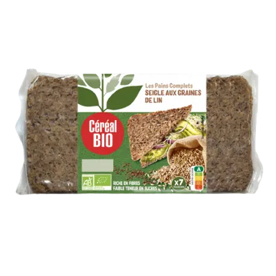 Paine integrala de secara, ovaz si in bio, 500g, Cereal Bio