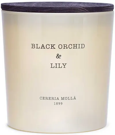 Lumânare parfumată Cereria Molla - Black Orchid & Lily, 600 g