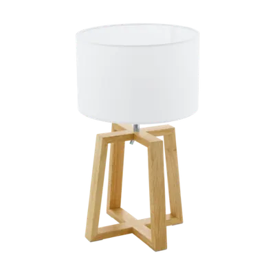 Lampa de masa CHIETINO 1 natural, chrome 220-240V,50/60Hz