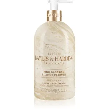 Baylis & Harding Elements Pink Blossom & Lotus Flower Săpun lichid pentru mâini