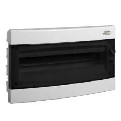 Cofret de distributie din plastic, montare incastrata , usa transparenta, IP40, 1 rand, 12 module Noark PNF 12T ( 101512 )