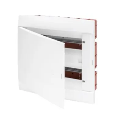 Decorative Enclosures Pre-Arranged For Housing Terminal Blocks - Blank Door - Milk White - 24 (12x2) Module