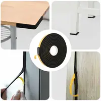 vidaXL Bandă din spumă autoadezivă 20 buc. Negru 15mm x 5m Spumă CR