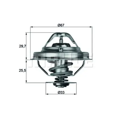 Termostat, lichid racire MAHLE TX 38 88D