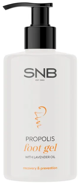 SNB Professional Gel activ pentru picioare cu propolis și ulei de lavandă, 250 ml