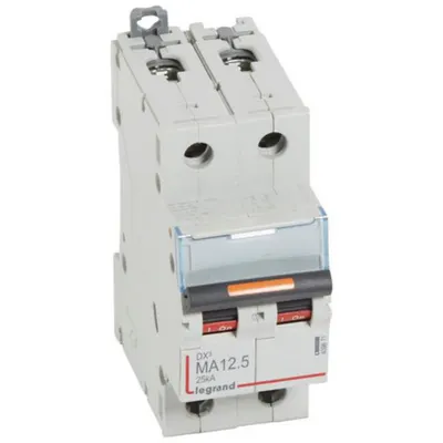 Disjunctor DX³-2P-230/400V~-12,5A-25kA-declansator magnetic - 2M