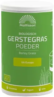 Mattisson Healthstyle Ogranic Pudră din Iarbă de Orz, 125 g