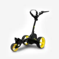 Cărucior electric compact golf 3 roți fermoar X1 Negru