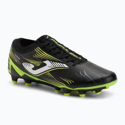 Ghete de fotbal pentru bărbați Joma Propulsion FG negru/galben fluor