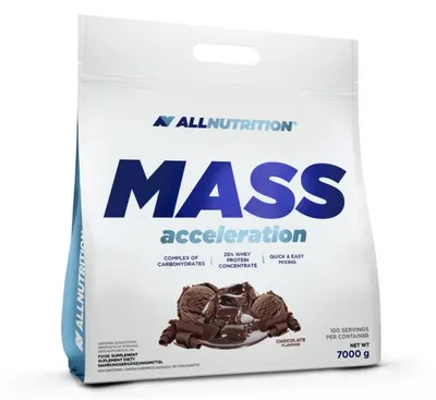 Mass Acceleration Gainer, ciocolată, 7 kg, AllNutrition