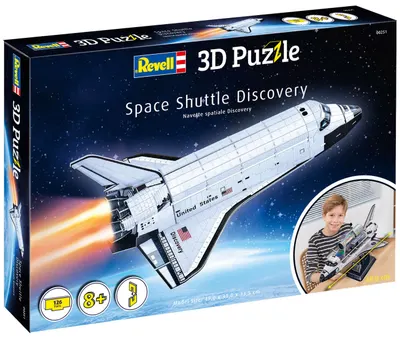 Puzzle 3D Revell din 126 piese - Naveta spațială Discovery