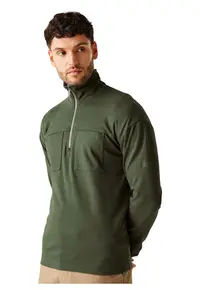 Bluza cu fenta cu fermoar Ferdo - - Kaki