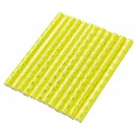 Tuburi reflectorizante bicicleta, 12buc, montare spite, 8cm, galben