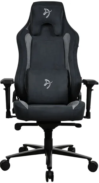 Scaun gaming Arozzi - Vernazza Supersoft, negru/gri