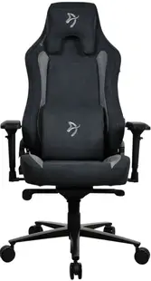 Scaun gaming Arozzi - Vernazza Supersoft, negru/gri