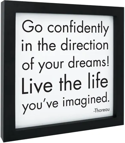 Fotografie inramata - Go confidently