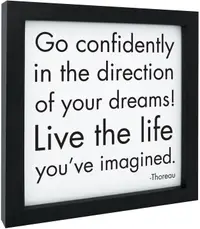 Fotografie inramata - Go confidently