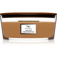 Woodwick Santal Myrrh lumânare parfumată cu fitil din lemn (hearthwick)