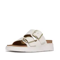 FITFLOP FitFlop Gen-FF Buckle Two-Bar Leather Slides URBAN WIT 37