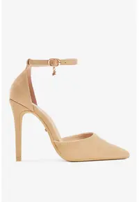 Pantofi bej din textil - Bej