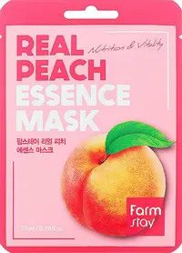 FarmStay Real Essence Mască de față folie Peach, 23 ml
