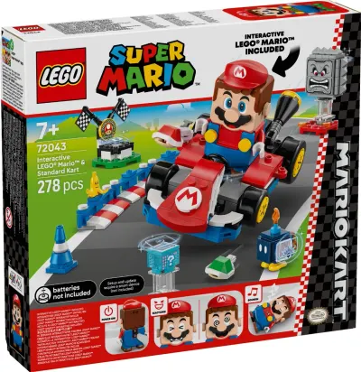 LEGO® Super Mario - Mario interactiv si Standard Kart (72043)