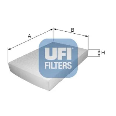 Filtru, aer habitaclu UFI 53.189.00