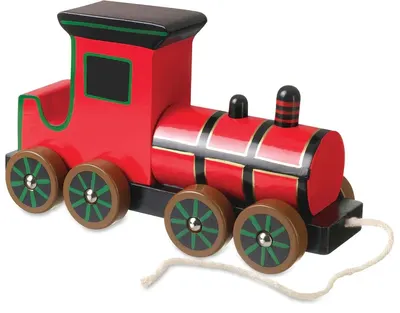Trage jucărie Orange Tree Toys - Un tren cu aburi