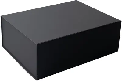 Cutie cadou Gift Box Natural - 20 х 18 х 8 cm, negru