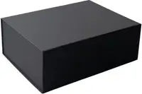Cutie cadou Gift Box Natural - 20 х 18 х 8 cm, negru