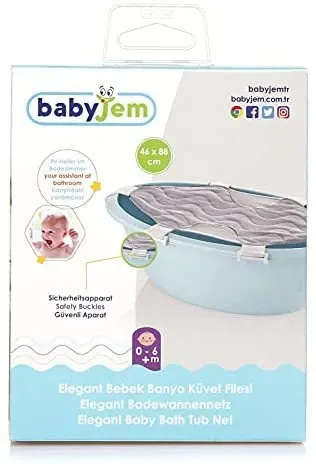 Suport textil pentru cadite Babyjem elegant White