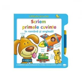 Scriem primele cuvinte in romana si engleza