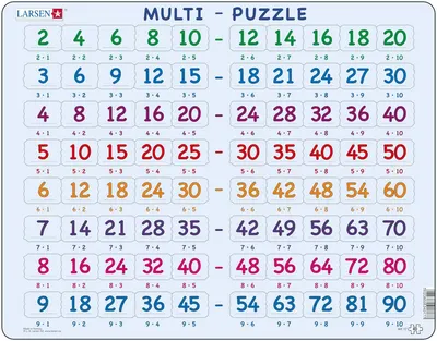 Puzzle 80 piese - Maxi - Learning Multiply