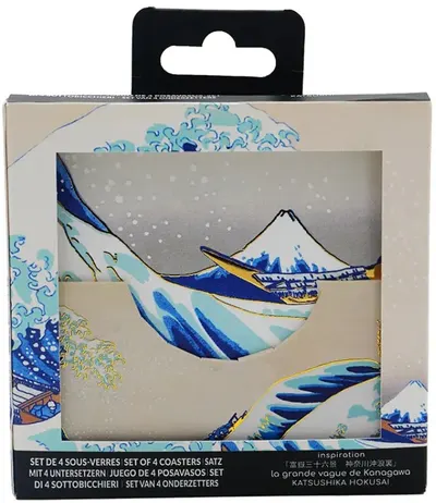 Suport pentru pahar Moriarty Art Project Art: Katsushika Hokusai - The Great Wave of Kanagawa