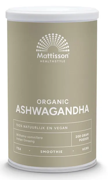 Ashwagandha, 200 g, Mattisson Healthstyle