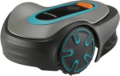 Robot de tuns iarba cu acumulator Gardena - Sileno Minimo, 500 m², 16 cm, cu acumulator si incarcator