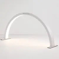 Lampă LED Half Moon pentru Manichiură si Cosmetica NAILSUP, Iluminare 180°, Lumină Soft, Profesională, Albă