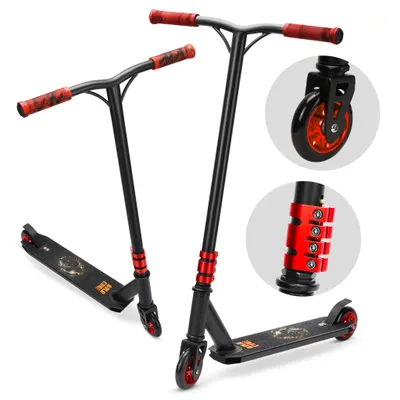Trotineta de scheme freestyle - Scooter DELUXE Negru, 2 roti