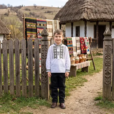 Ie Traditionala pentru baieti Leonard 8