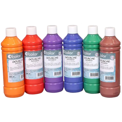 Guasa lavabila pentru pictura 500 ml Maro