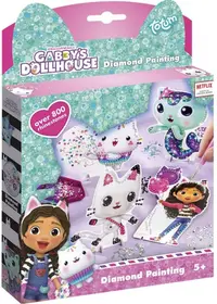 Set creativ Totum - Creații de diamant DIY, Gabby's Dollhouse