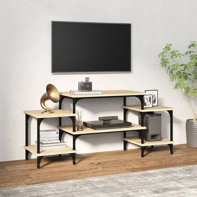 vidaXL Dulap TV, stejar sonoma, 117x35x52 cm, lemn prelucrat