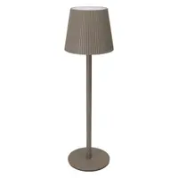 Lampă de masă, LED Touch, 10x36 cm, taupe, 3 trepte de intensitate, lumină alb cald