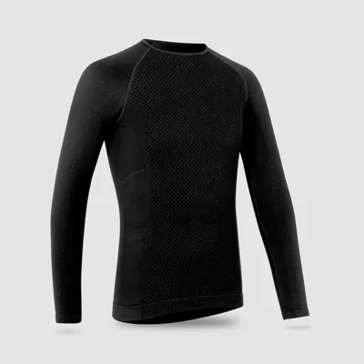 Gripgrab Expert 2 Thermal Seamless Long Sleeve Base Layer Black - XS/S