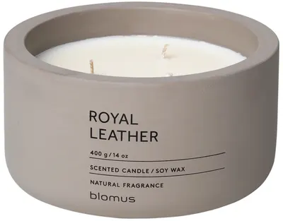 Lumânare parfumată Blomus Fraga - XL, Royal Leather, Satellite