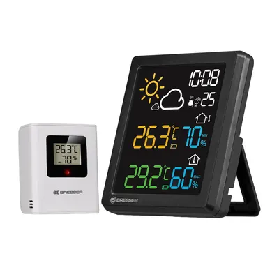 Statie meteo Bresser MeteoCast Pico, termometru, higrometru, alarma