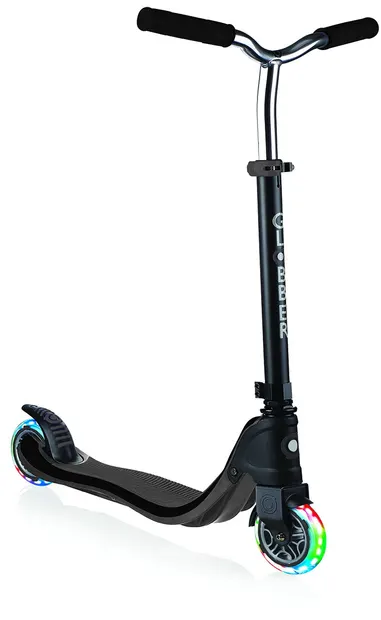 Trotinetă Globber Flow 125 Lights - Neagră