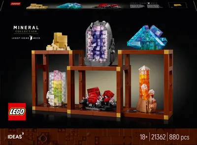 Constructor LEGO Ideas - Colecție de minerale (21362)
