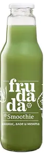 Smoothie, Ananas, Aloe Vera și Mentă, 750 ml, Frudada