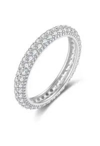 Inel Eternity Trio din Argint 925 si Zirconii Premium - pentru femei -